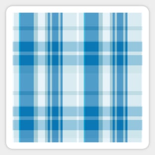 Winter Aesthetic Conall 2 Hand Drawn Textured Plaid Pattern Sticker